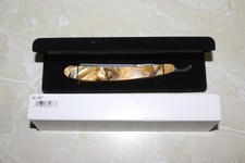 NIB, HEN & ROOSTER BRAND 401-24KT STRAIGHT RAZOR