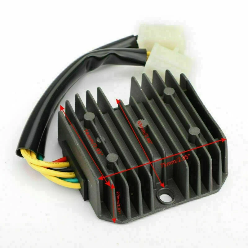 Regulator Rectifier Voltage For KYMCO Xciting 250 2005-14 People 125 11-2012 - Image 3 of 4