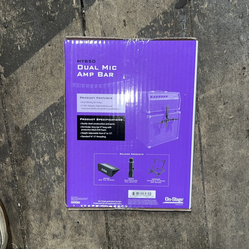 舞台双麦克风扩音器杆MY650 — 第 2/2 张图片