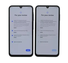 T-MOBILE SAMSUNG GALAXY A15 5G SM-A156U SMARTPHONE  LOT OF 2 FOR PARTS / REPAIR