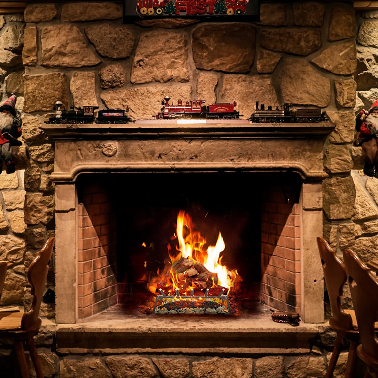 Skyflame Glowing Embers Rock Wool Mixed with Vermiculite for Vented Gas Fireplac