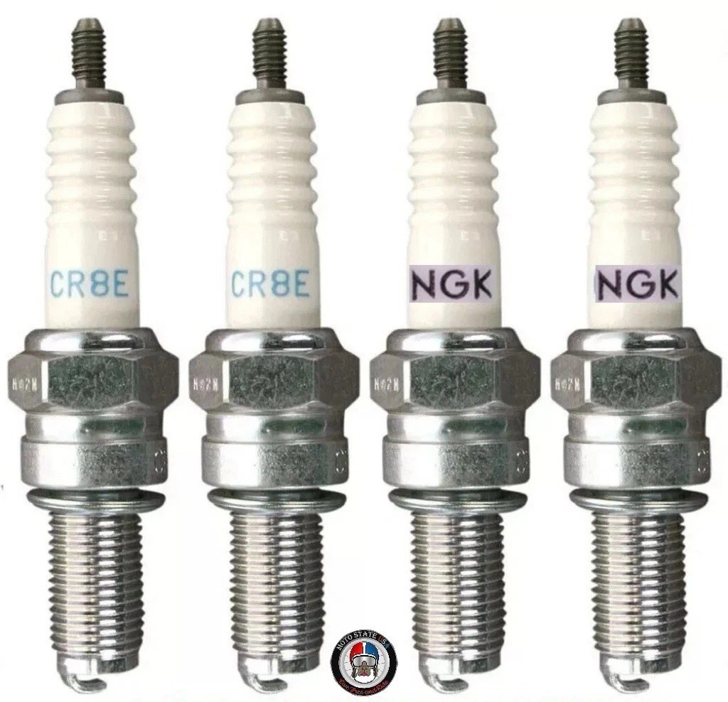 4x NGK Spark Plugs CR8E For Kawasaki Vulcan 800 1995-2006