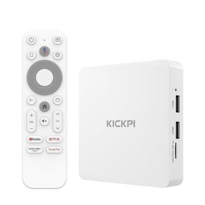 Kickpi Kp1 Android Tv 12.0 Google Certified 4K Streaming Device Voice Search