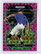 Nick Hull Chicago Cubs 2022 Panini Prizm Draft Picks #PDP203 Neon Pink Velocity