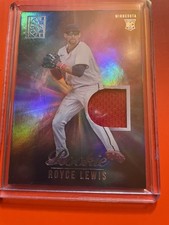 2022 panini capstone baseball Royce Lewis rc patch