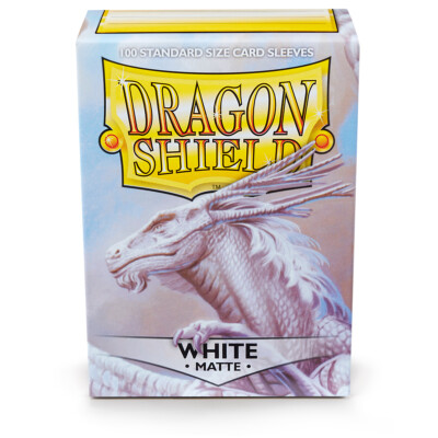 Drachenschild - Matte Sleeves (100) | Standardgröße | Passend für MTG & Pokemon