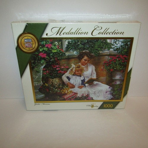 Master Pieces Medallion Collection Garden Memories Sandra Kuck 1000 Pieces New