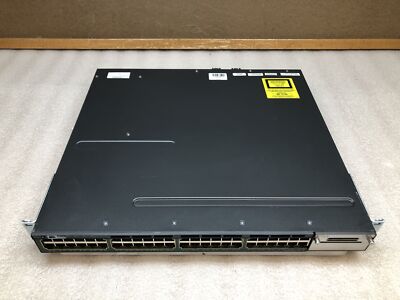 Cisco WS-C3560X-48T-S 48-Port Gigabit Ethernet Network Switch
