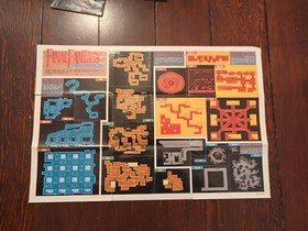 Final Fantasy (Nintendo NES) Game Explorer's Handbook Item Chart & Dungeon Map