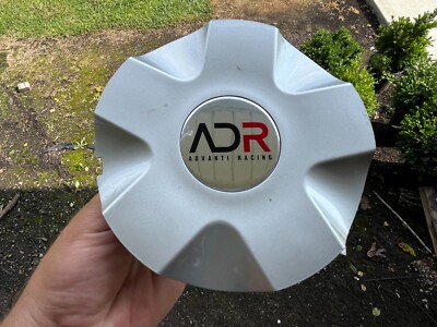 ADR ADVANTI RACING CUSTOM WHEEL CENTER CAP SILVER FINISH 004