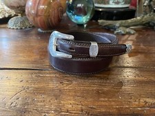 mexican pawn James Reid style Sterling Silver Belt Buckle nu 28-30-1.25-.75     