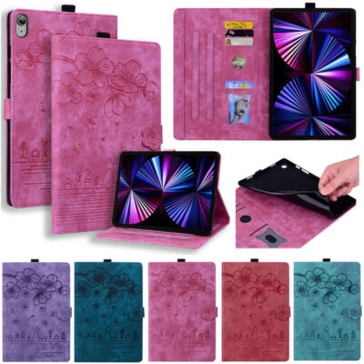 For iPad 5/6/7/8/9/10th Gen Air Pro 11 12.9 Smart Leather Wallet Case Flip Cover