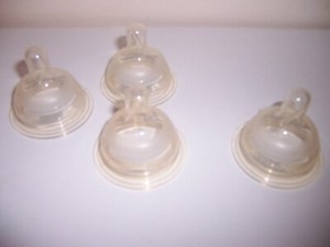 Playtex 1 slow 3 medium baby bottles nipples lot boxSS