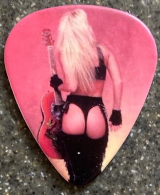1 pair (2 picks) Lita Ford Authentics guitar pick picks Runaways Kiss Me Deadly
