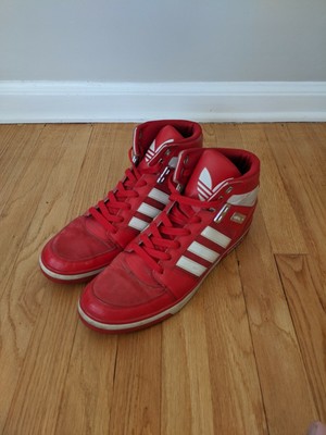 Adidas Hard Court High 2 Red Men's Size 13 Sneakers EVH 791004 G59666 | eBay