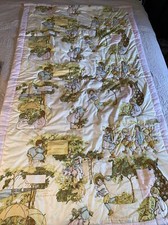 Vintage Handmade Child Kids Baby Comforter Blanket Nursery Child s Verses 67X 38