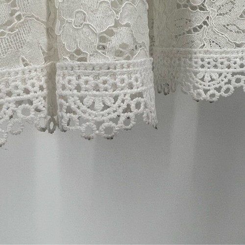 Lulus Everything and More White Floral Embroidered Lace Mermaid Dress Size M - Picture 4 of 12