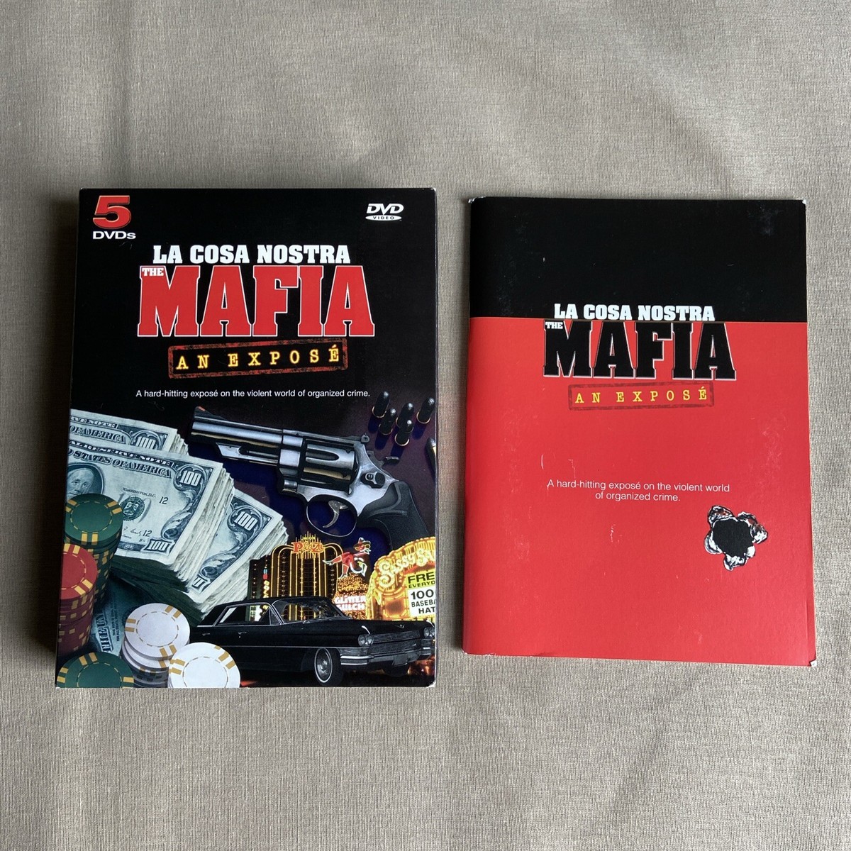 La Cosa Nostra: The Mafia: An Expose (DVD 5-Disc Set Metal Casing  