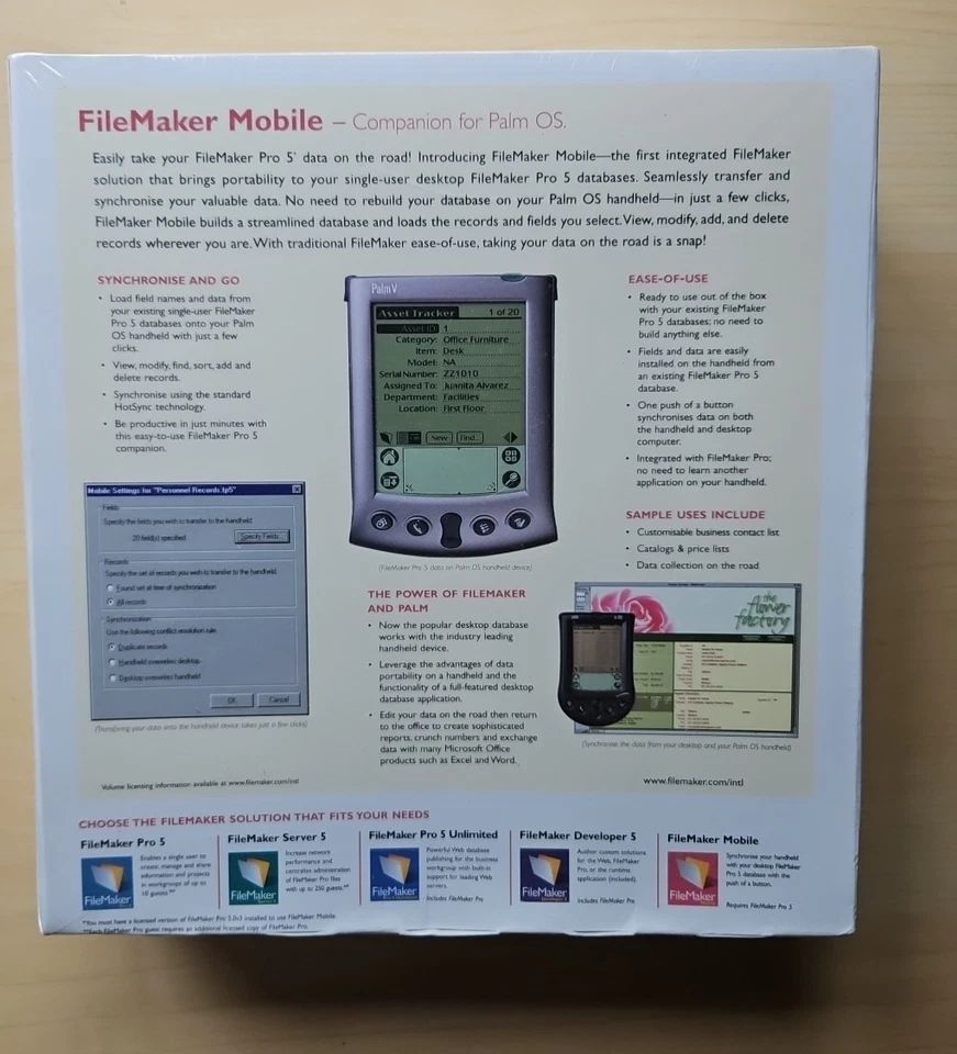 FileMaker Mobile Companion for Palm OS Windows Mac Palm PC - Brand New & Sealed - Image 3 of 3