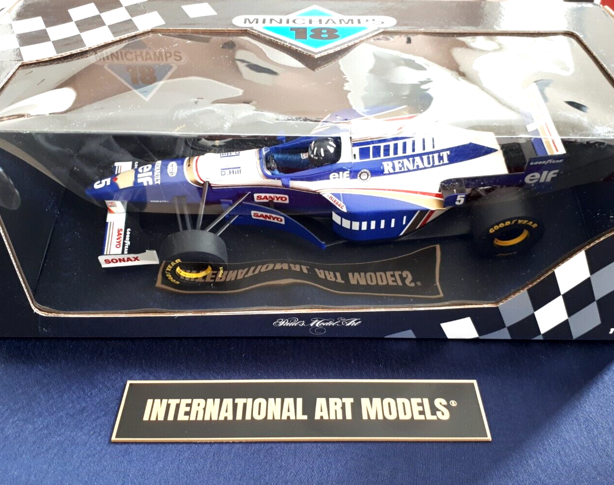 ミニチャンプス 1/18 ウィリアムズ ルノー FW18 #5 D.ヒル