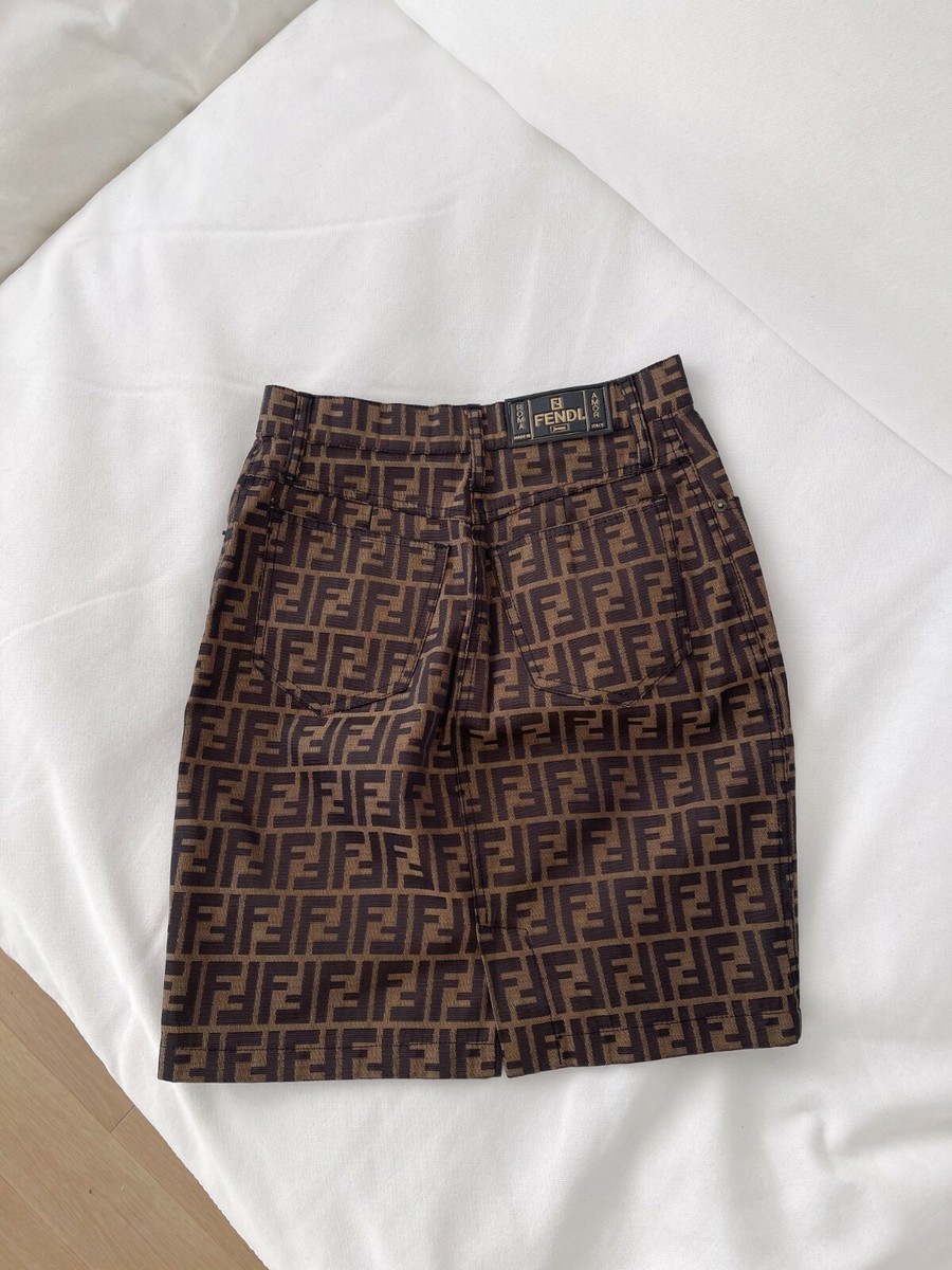FENDI Vintage Zucca FF Skirt (SIZE 42) | eBay
