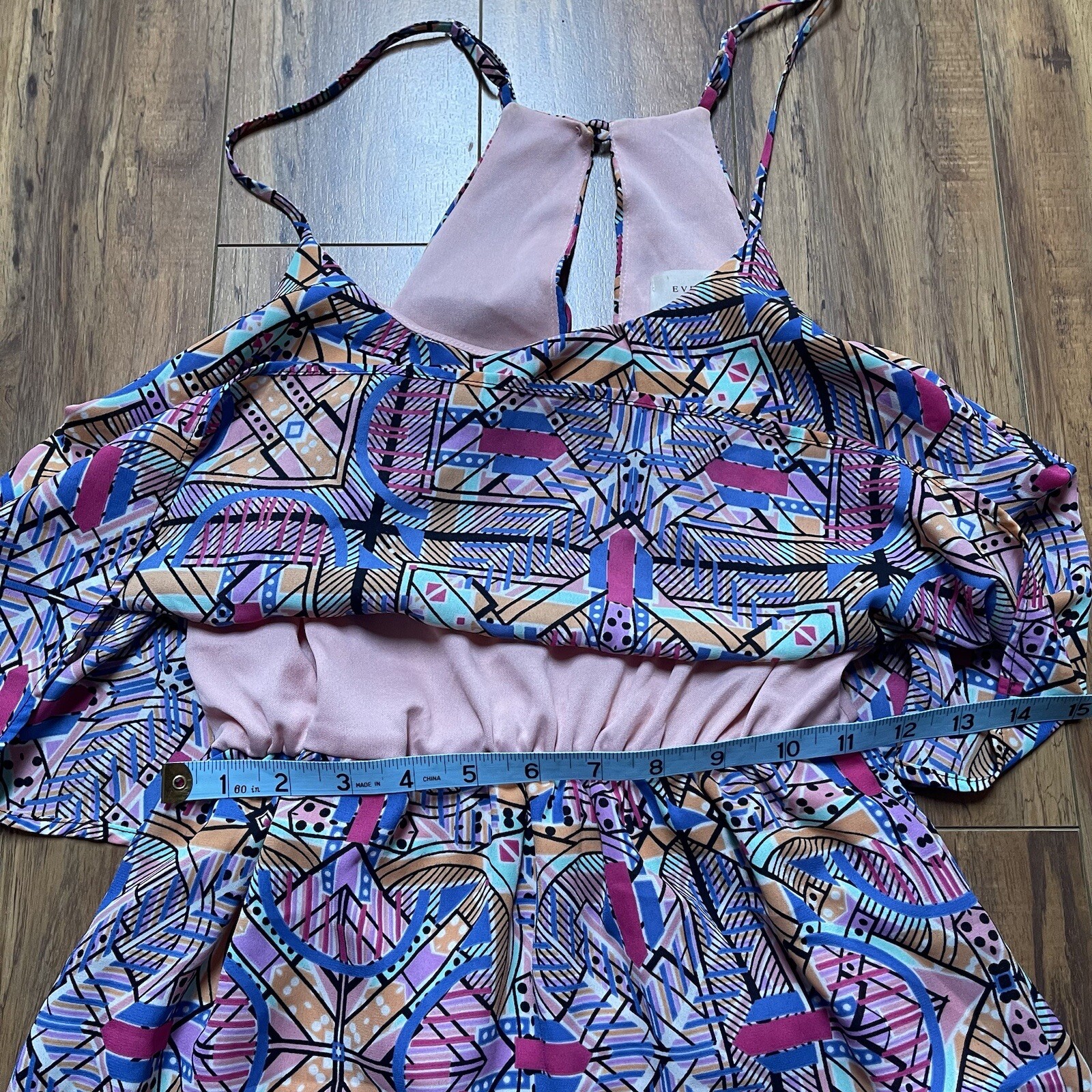 Everly Multicolor Funky Geometric Pattern Dress S… - image 13