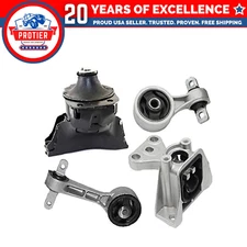 Fits 2006-2011 Honda Civic 1.8L MANUAL Engine Motor & Trans Mount Set 4pc :