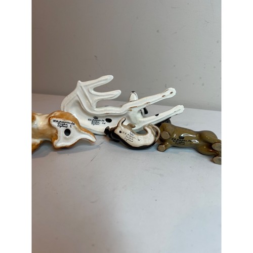 Lot 4 W.R. Midwinter Ltd Burslem England Dog Figurines Dalmatian Cocker Weiner - Picture 6 of 7