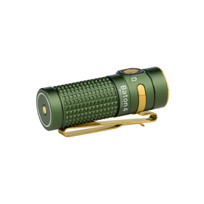Olight Baton 4 OD Green Premium Rechargeable Flashlight & Charging