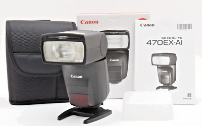 Funktioniert einwandfrei [fast neuwertig in Verpackung] Canon Speedlite 470EX...