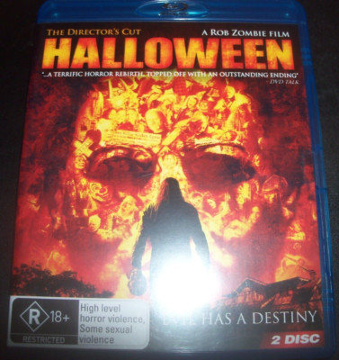 Halloween The Director's Cut Bluray 2 Disc Set (Australia Region B) BLURAY