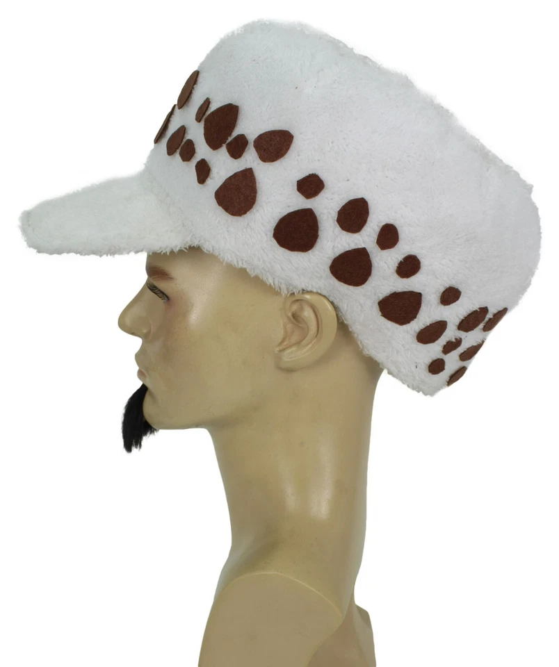 Sombrero con cosplay de doctor de derecho de anime pirata para hombre adulto con perilla negra, HA-042 Foto 4 de 4