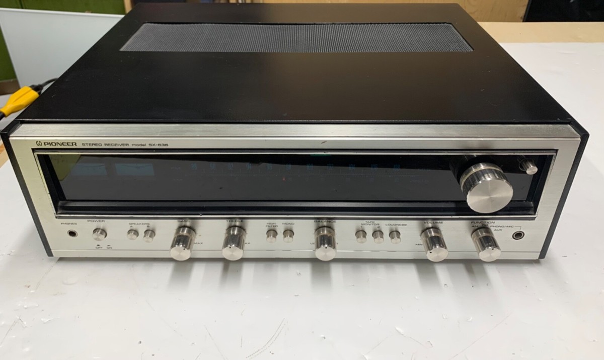 Pioneer SX 636 Receiver,very clean ,Serviced | eBay Pioneer SX 636 Receiver,very clean ,Serviced | eBay