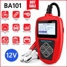 12V Digital Car Battery Load Tester Analyzer Cranking Charging Test 100-2000 CCA