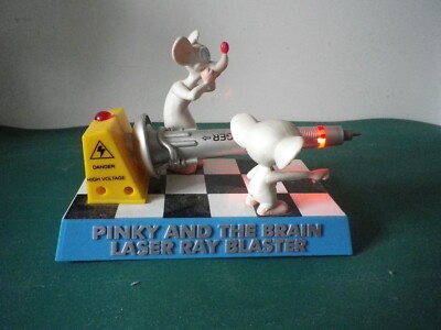 Figurine Pinky Et Le Cerveau Personnalisée - Warner Bros 1995 - Très Bon état
