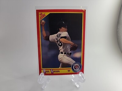 1990 Score - #261 Paul Gibson Detroit Tigers | eBay