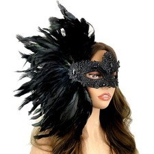 Women Costume Masquerade Party Feather Masks For Wedding Ball Halloween Mask