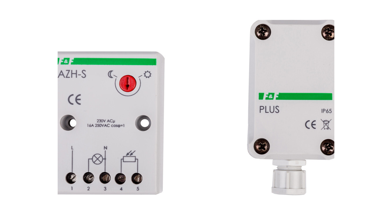 Twilight automat 16A 230V 2-1000lx AZH-S-PLUS casing /T2UK