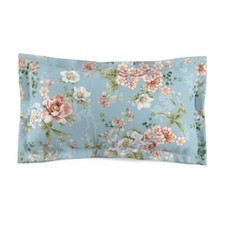 Vintage Floral Microfiber Pillow Sham