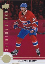 17/18 UD..MAX PACIORETTY..SHOOTING STARS..RED..SP..CANADIENS..FREE COMBINED SHIP