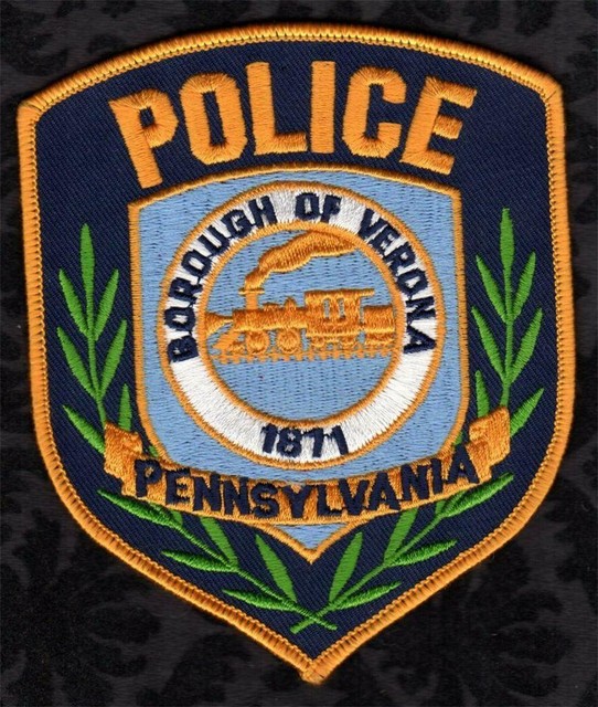 Verona PA Pennsylvania Police Shoulder Patch Old Train Design eBay