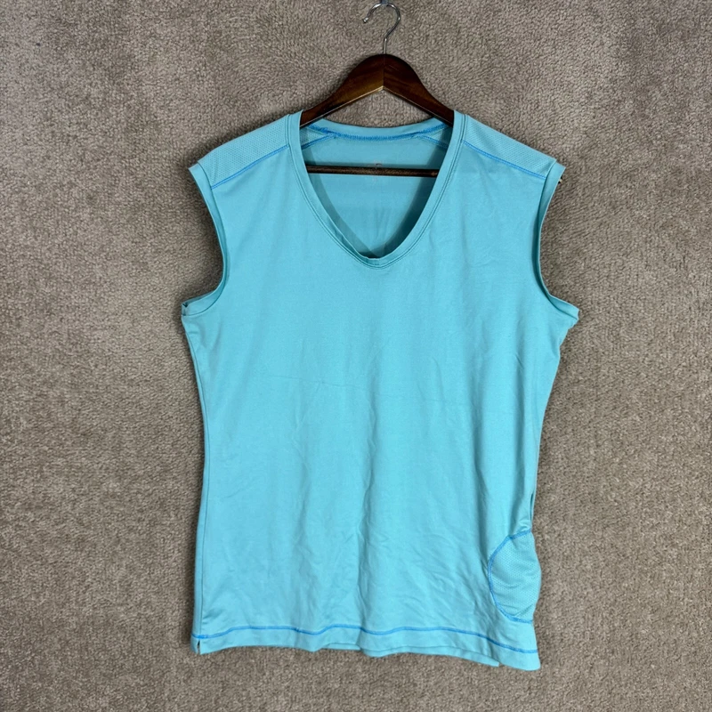 alo-yoga coolfit v-neck sleeveless training workout tank-top
