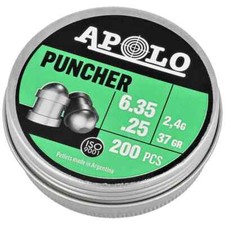 Apolo Puncher .25/6.35mm AirGun Pellets, 200 psc 19972