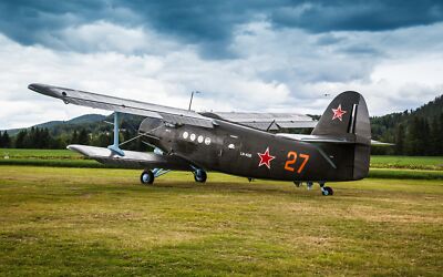 Aircraft airplane antonov an2 vehicle biplane Custom Gaming Mat Desk 1868