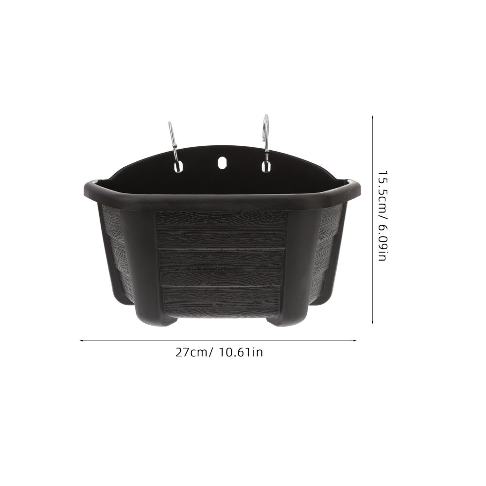 2pcs Retro Hanging Basket Flower Pot Country Vase Decor