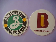 BEER Breweriana COASTER: BROOKLYN Brewing ~ New York Award Winning Craft Brewery