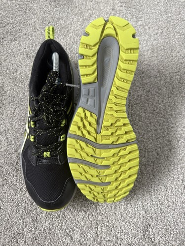 Asics Trail Scout 3 Men’s Running Trainers Size Uk 8 Black / Volt - Picture 12 of 13