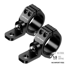 Thicken UTV LED Light Bar Mounts 2PCS, Heavy Duty CNC Aluminum 360