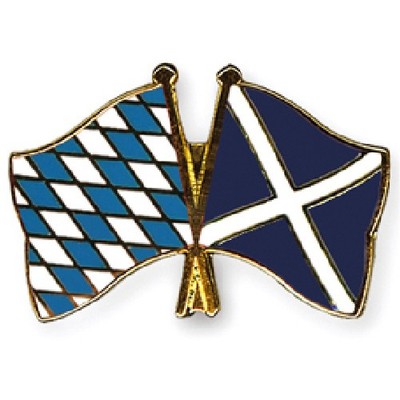Freundschaftspin Bayern-Schottland