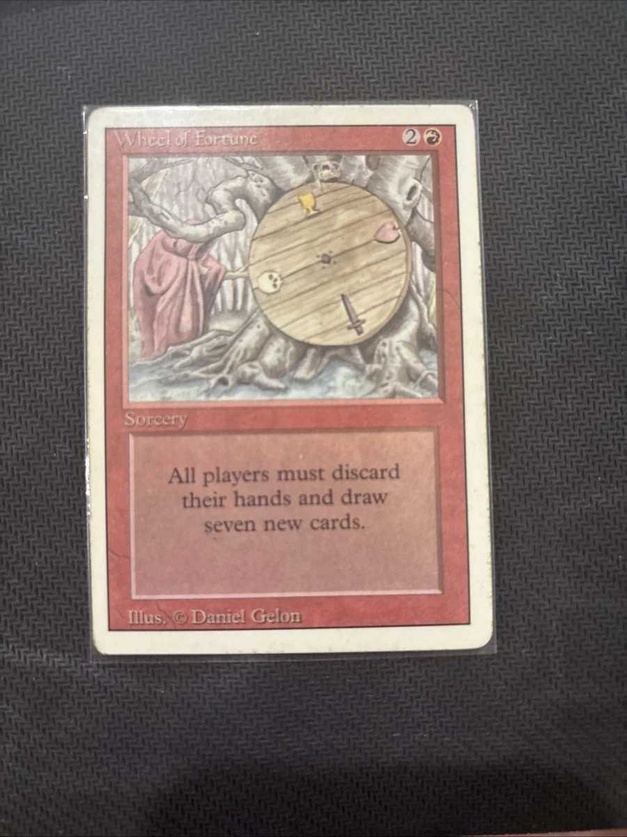 Wheel Of Fortune In Individual Magic: The Gathering Cards for sale